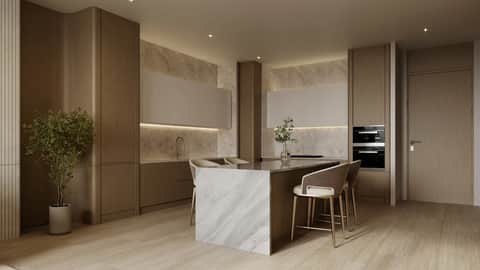 Binghatti Amberhall — LIVING ROOM