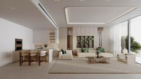 Binghatti Pinnacle — Living Room