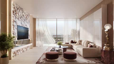 Binghatti Etherea — Living Room Living Room