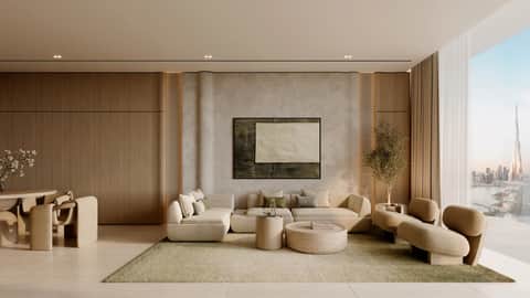 Binghatti Skyterraces — Living Room Living Room