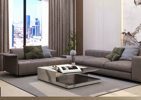 Dawn by Binghatti — Living Room