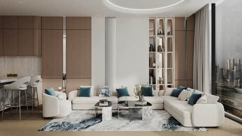 Binghatti Circle — Living Room 1
