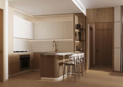 Binghatti Hillviews — kitchen