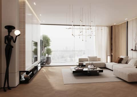 Binghatti Ivory — living room