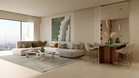 Binghatti Hillcrest — Living Room Living Room