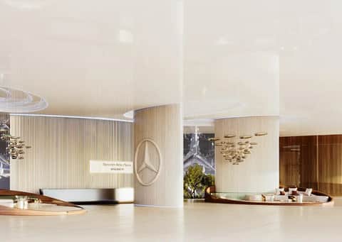 Mercedes-Benz Places | Binghatti — MERCEDES-BENZ PLACES | BINGHATTI Lobby
