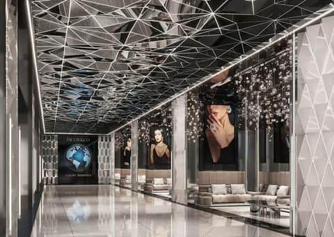 Burj Binghatti Jacob & Co Residences — The Astronomia Sky Mansion Penthouse Lobby