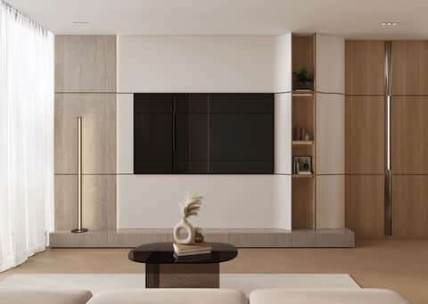 Binghatti Hillviews — living room