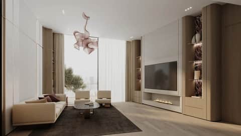 Binghatti Flare — Living Room 1