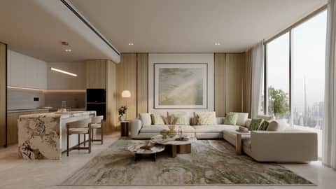 Binghatti Titania — Living Room Living Room