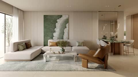 Binghatti Hillcrest — Living Room Living Room