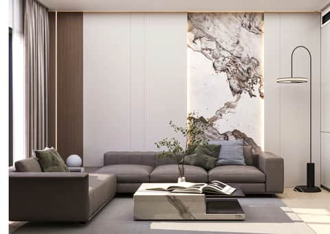 Dawn by Binghatti — Living Room