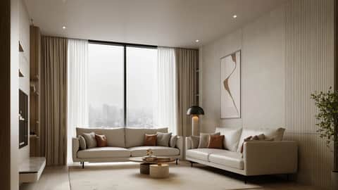 Binghatti Amberhall — LIVING ROOM