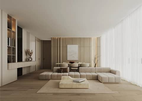 Binghatti Dusk — LIVING ROOM
