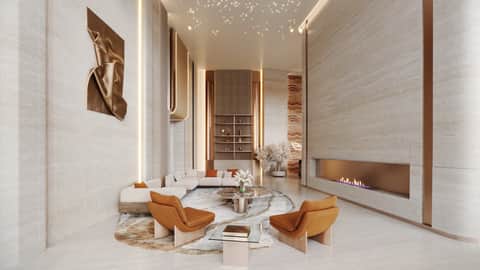 Binghatti Skyflame — Lobby Lobby