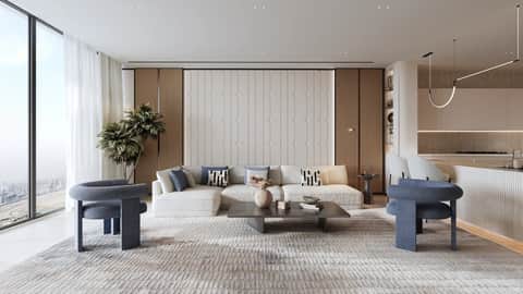 Binghatti Moonlight — Living Room 1