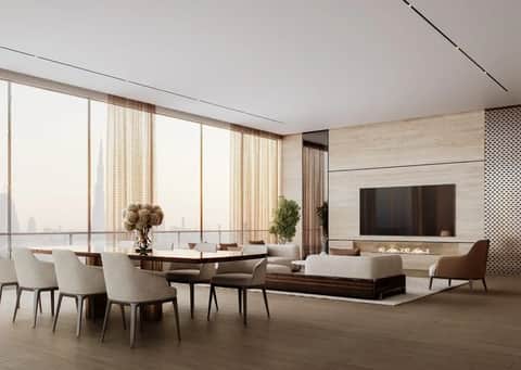 One by Binghatti — LIVING ROOM