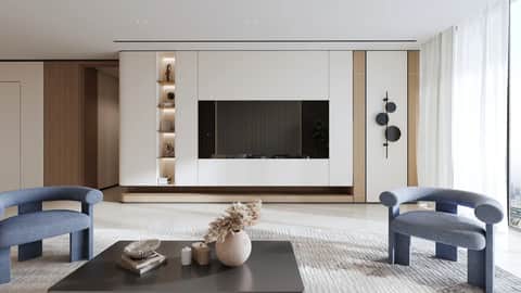 Binghatti Moonlight — Living Room 3