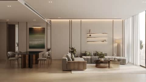 Binghatti Titania — Living Room Living Room