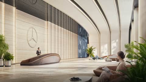 Mercedes-Benz Places | Binghatti City — lobby